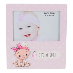 PORTAFOTOS "IT'S A GIRL" MADERA