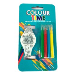 RELOJ LED PARA COLOREAR