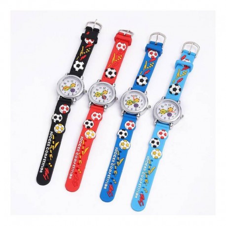 RELOJ FÚTBOL SILICONA - RELOJES INFANTILES NIÑOS