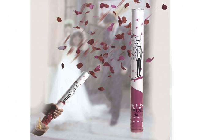 Cañón Petalos rosas