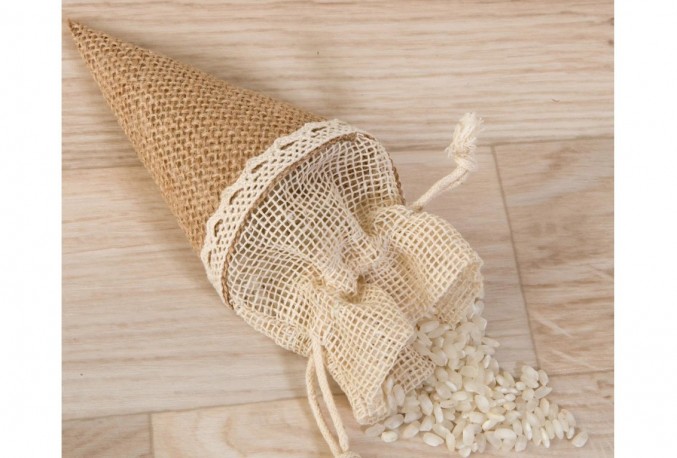 Cono bolsa de Yute